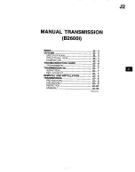 Предварительный просмотр 612 страницы Mazda B2200 1992 Workshop Manual