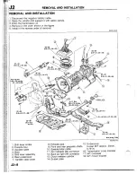 Предварительный просмотр 619 страницы Mazda B2200 1992 Workshop Manual