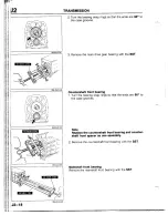 Предварительный просмотр 629 страницы Mazda B2200 1992 Workshop Manual