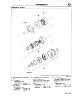 Предварительный просмотр 716 страницы Mazda B2200 1992 Workshop Manual