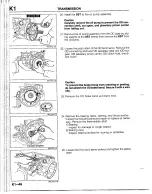 Предварительный просмотр 721 страницы Mazda B2200 1992 Workshop Manual