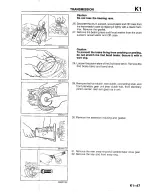 Предварительный просмотр 722 страницы Mazda B2200 1992 Workshop Manual