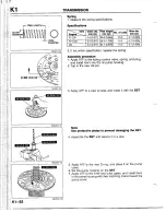 Предварительный просмотр 727 страницы Mazda B2200 1992 Workshop Manual