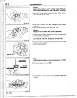 Предварительный просмотр 741 страницы Mazda B2200 1992 Workshop Manual