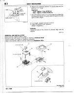 Предварительный просмотр 803 страницы Mazda B2200 1992 Workshop Manual