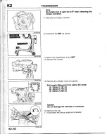 Предварительный просмотр 870 страницы Mazda B2200 1992 Workshop Manual