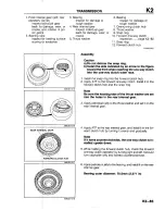 Предварительный просмотр 901 страницы Mazda B2200 1992 Workshop Manual