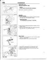 Предварительный просмотр 918 страницы Mazda B2200 1992 Workshop Manual