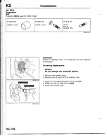 Предварительный просмотр 920 страницы Mazda B2200 1992 Workshop Manual