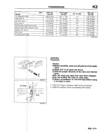 Предварительный просмотр 929 страницы Mazda B2200 1992 Workshop Manual