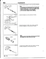 Предварительный просмотр 930 страницы Mazda B2200 1992 Workshop Manual