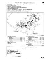 Предварительный просмотр 1018 страницы Mazda B2200 1992 Workshop Manual