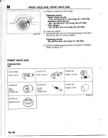 Предварительный просмотр 1035 страницы Mazda B2200 1992 Workshop Manual