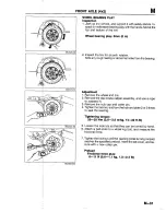 Предварительный просмотр 1036 страницы Mazda B2200 1992 Workshop Manual