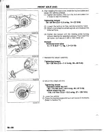 Предварительный просмотр 1041 страницы Mazda B2200 1992 Workshop Manual