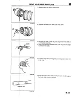 Предварительный просмотр 1044 страницы Mazda B2200 1992 Workshop Manual