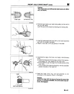 Предварительный просмотр 1046 страницы Mazda B2200 1992 Workshop Manual