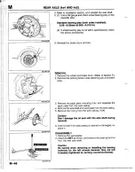 Предварительный просмотр 1051 страницы Mazda B2200 1992 Workshop Manual