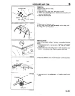 Предварительный просмотр 1236 страницы Mazda B2200 1992 Workshop Manual