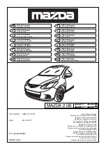 Preview for 1 page of Mazda C860-V6-572A Installation Instructions Manual