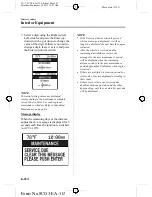 Предварительный просмотр 352 страницы Mazda CX-7 Navigation System Owner'S Manual