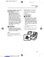 Предварительный просмотр 17 страницы Mazda Demio Owner'S Manual