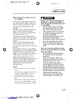 Предварительный просмотр 41 страницы Mazda Demio Owner'S Manual