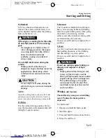 Предварительный просмотр 121 страницы Mazda Demio Owner'S Manual