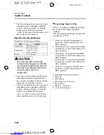 Предварительный просмотр 188 страницы Mazda Demio Owner'S Manual