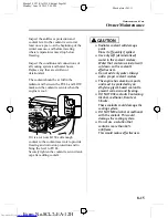 Предварительный просмотр 261 страницы Mazda Demio Owner'S Manual