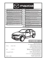 Предварительный просмотр 1 страницы Mazda DN4J-V7-055 Installation Instructions Manual