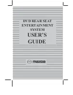 Mazda DVD system User Manual preview