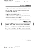 Mazda Mazda5 Owner'S Manual предпросмотр