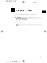 Предварительный просмотр 5 страницы Mazda Mazda5 Owner'S Manual