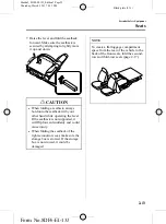 Предварительный просмотр 23 страницы Mazda Mazda5 Owner'S Manual