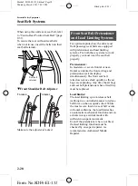 Предварительный просмотр 38 страницы Mazda Mazda5 Owner'S Manual