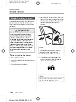 Предварительный просмотр 112 страницы Mazda Mazda5 Owner'S Manual