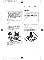 Предварительный просмотр 115 страницы Mazda Mazda5 Owner'S Manual