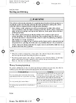 Предварительный просмотр 144 страницы Mazda Mazda5 Owner'S Manual