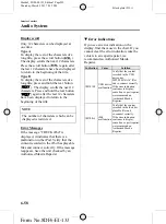 Предварительный просмотр 252 страницы Mazda Mazda5 Owner'S Manual