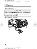 Предварительный просмотр 262 страницы Mazda Mazda5 Owner'S Manual