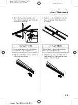 Предварительный просмотр 319 страницы Mazda Mazda5 Owner'S Manual