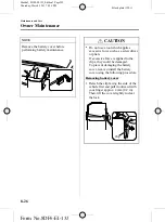 Предварительный просмотр 322 страницы Mazda Mazda5 Owner'S Manual