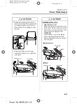 Предварительный просмотр 323 страницы Mazda Mazda5 Owner'S Manual