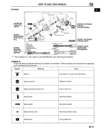 Предварительный просмотр 9 страницы Mazda Millenia 1996 Workshop Manual