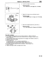 Предварительный просмотр 62 страницы Mazda Millenia 1996 Workshop Manual