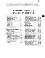 Предварительный просмотр 510 страницы Mazda Millenia 1996 Workshop Manual