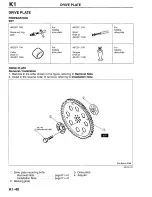 Предварительный просмотр 549 страницы Mazda Millenia 1996 Workshop Manual