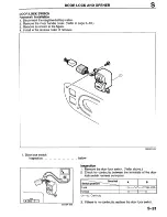 Предварительный просмотр 920 страницы Mazda Millenia 1996 Workshop Manual