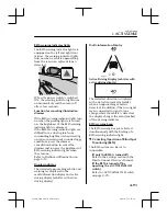 Предварительный просмотр 239 страницы Mazda MX-30 2022 Owner'S Manual Leaflet